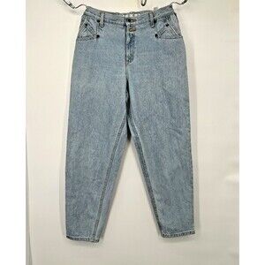 Vintage Y2K 90s Mom jeans  High Waisted Zena Jean Ultra‎ Light Wash Size 11/30